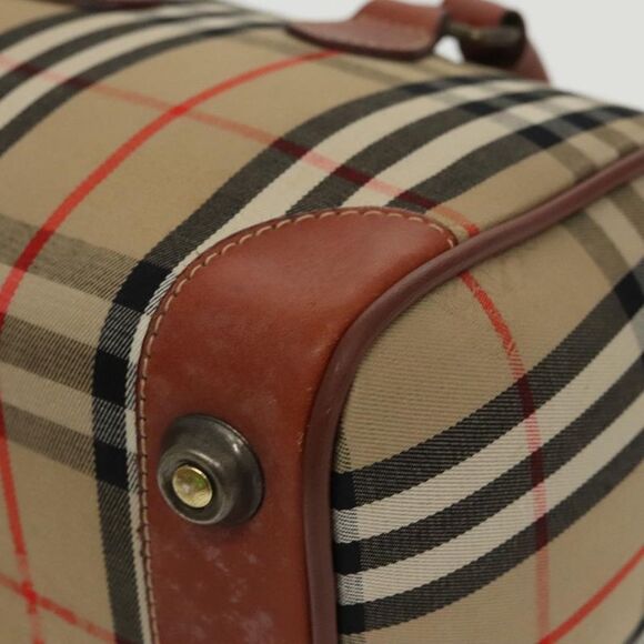 Burberry Nova Check Beige Canvas Handbag (Pre-Owned) - Picture 6 of 16